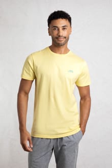 Fished Organic Cotton Branded T-Shirt Lemon