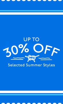 Up to 30% off Selected Lines
