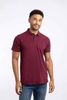 Miles Organic Cotton Pique Polo Tawny Port