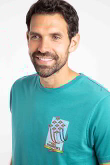 Red Sparrows Artist Tee Deep Teal