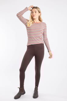 Lilliane High Waisted Leggings Bitter Chocolate