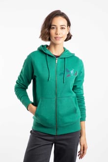 Franchises Graphic Printed Full Zip Hoody GreenIvy