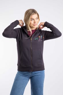 Franchises Graphic Printed Full Zip Hoody Midnight
