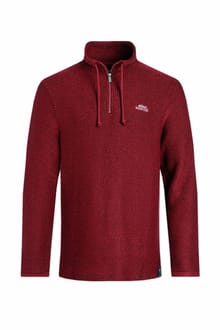 Cruiser 1/4 Zip Macaroni Garnet