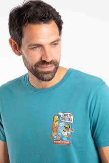 Fawlty Trouters Artist Tee Deep Teal