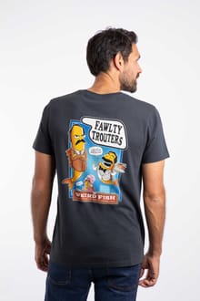 Fawlty Trouters Artist Tee Navy