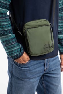 Nanga  Colour Block Cross Body Bag Artichoke Green