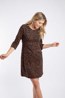 Starshine Organic Cotton Printed Jersey Dress Midnight