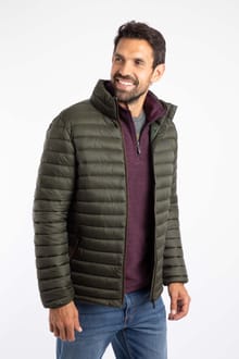 Crantock Lightweight Showerproof Padded Jacket Anthracite