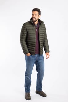 Crantock Lightweight Showerproof Padded Jacket Anthracite