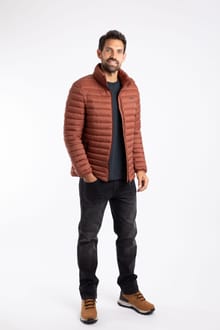 Crantock Lightweight Showerproof Padded Jacket Conker