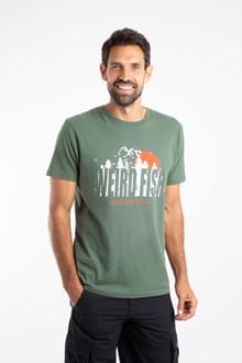 Into The Wild Graphic Tee Army Green