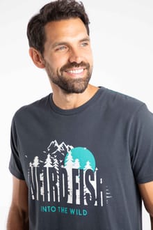 Into The Wild Graphic Tee Navy