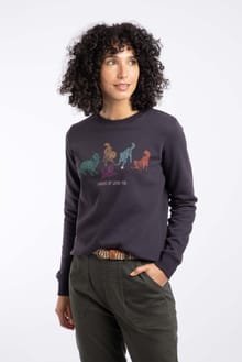 Chidham  Graphic Crew Neck Sweat Midnight