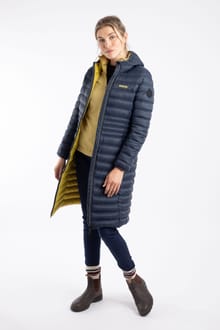 Ravinia Lightweight Padded Midline Jacket Navy Blue