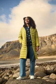 Ravinia Lightweight Padded Midline Jacket Tarragon