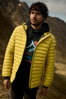 Flete Lightweight Showerproof Padded Hooded Jacket