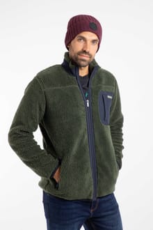 Fletcher Borg Full Zip Fleece Deep Lichen Green