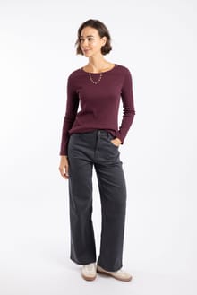 Cora Wide Leg Jean Black