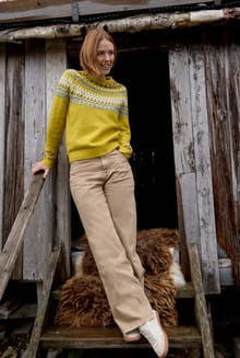 Cora Wide Leg Jean Mocha