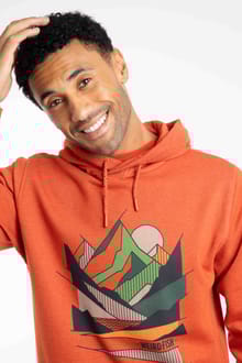Bryant  Graphic Pop Over Hoody Rust Leaves