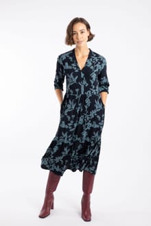 Gardot Viscose Printed Midaxi Dress Spring Lake