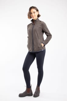 Rochelle Full Zip Printed Microfleece Brown