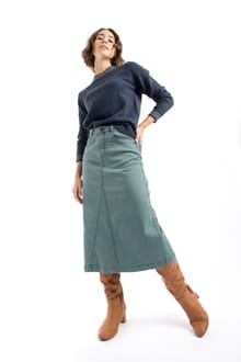 Juda Longline Denim Skirt