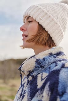 Blagdon Sparkle Bobble Hat Chalk