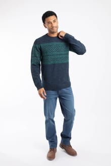 Wicklow Fair Isle Crew Neck Jumper