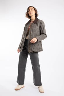 Osanna Printed Wadded Country Jacket Antique Tan