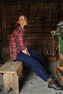 Beryl Barrell Jeans Dark Denim