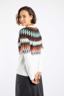 Cedar Metallic Fair Isle Jumper
