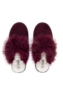 Willow Mule Slippers Beet