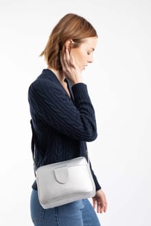 Dion Cross Body Bag Silver
