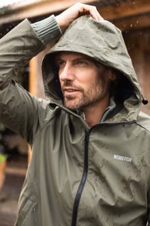 Woods Waterproof Rain Jacket Basil