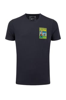 Barkson Farm Back Print Artist T-Shirt Navy