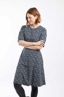 Cassandra Jersey Swing Dress Midnight