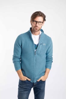 Transom Full Zip Macaroni Bluebird