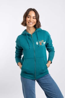 Franchises Graphic Full Zip Hoodie Deep Teal