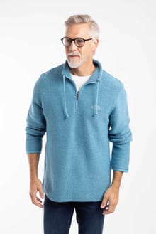 Cruiser 1/4 Zip Macaroni Bluebird