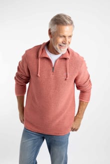 Cruiser 1/4 Zip Macaroni Sweatshirt