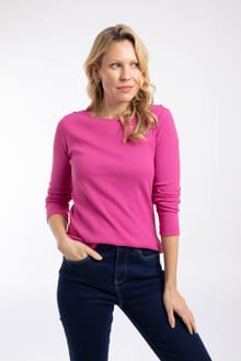 Maine Ribbed Outfitter T-Shirt Gerbera