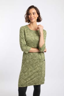 Moondust Printed Jersey Dress WashedOak