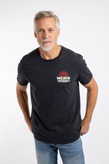 Sun Beam Back Print Graphic T-Shirt Coal