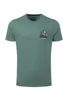 Lake District Back Print Graphic T-Shirt Dusky Green