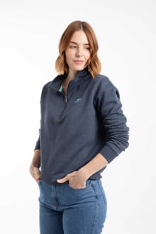 Avery 1/4 Zip Sweatshirt Navy