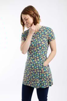 Sidra Printed Jersey Slub Tunic