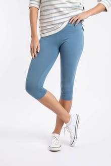 Blondie Cropped Leggings Faded Blue