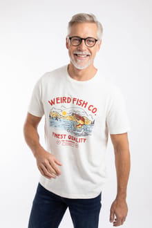 Fish Out Of Water Front Print Graphic T-Shirt